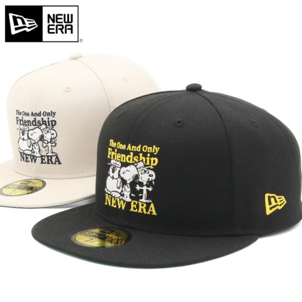 ニューエラ キャップ NEW ERA CAP 59FIFTY ベースボールキャップ メンズ レディース 帽子 コラボ ピーナッツ スヌーピー グッズ 黒 白 ブランド おしゃれ かっこいい 人気 春 夏 秋 冬 オールシーズン ニューエラー...