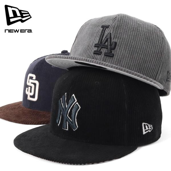 ニューエラキャップ 59FIFTY MLB コーデュロイ