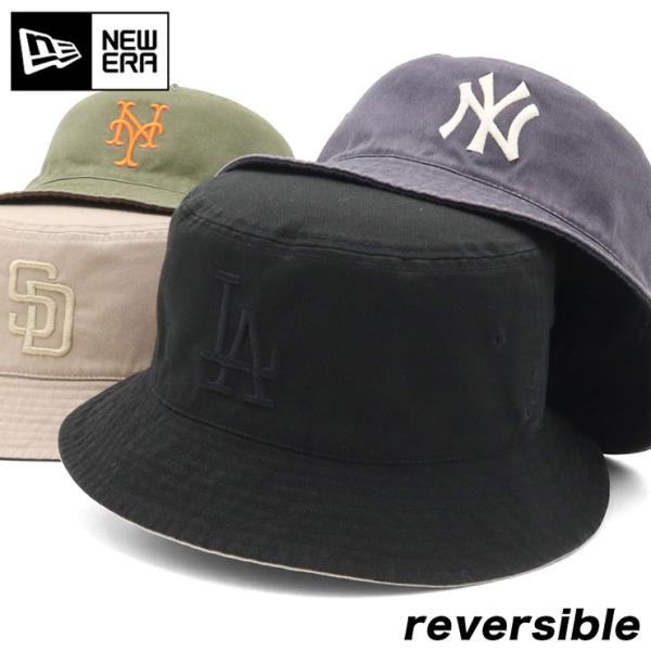 NEW ERA（ニューエラ） バケットハット リバーシブル MLB : ONSPOTZ