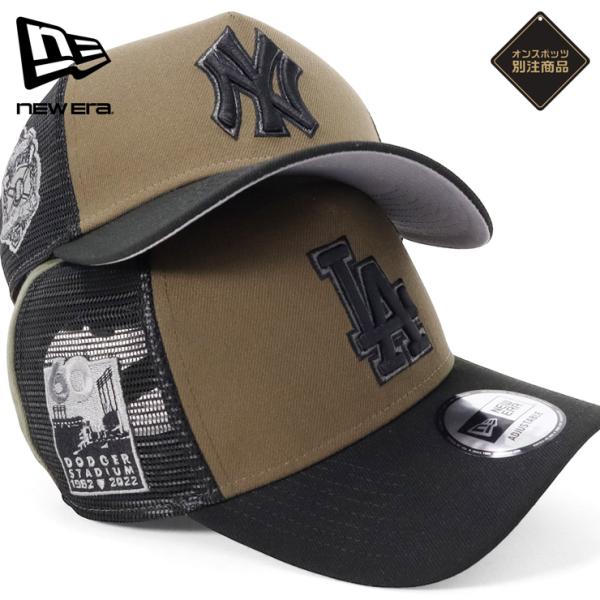 ニューエラメッシュキャップ 9FORTY-A サイドパッチMLB ONSPOTZ別注