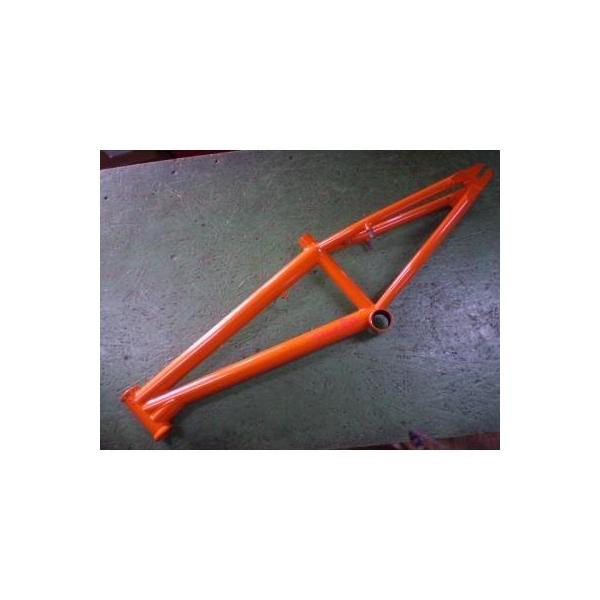FLYBIKES&amp;SUELO  SIMPLE FRAME 18.8  オレンジ20インチ用TT 18.8台座ありインテグラルヘッド spanish bb HA 75 CS 12.8〜13.5 【送料P 3601】★ジャイロタブ別売り...