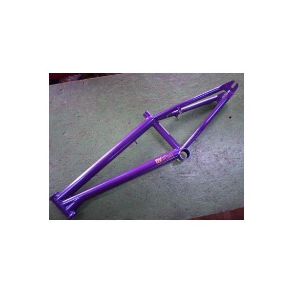 FLYBIKES&amp;SUELO   SIMPLE FRAME 18.8  PEARL PURPLE20インチ用TT １８．８ 台座あり インテグラルヘッド スパニッシュＢＢ 【送料P 3601】画像ではわかりにくいですが、PEARLが...