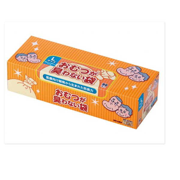 医療向け開発から生まれた驚異の防臭袋です。臭いのストレスを大幅に減らします。材質・原材料素材：ポリエチレン、他■90枚入■袋サイズ：300×400mm■マチあり■目安：大人用おむつ1個分