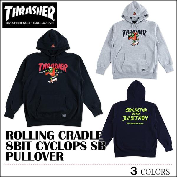 スラッシャー パーカー メンズ レディース Thrasher プルオーバー 送料無料 ロリクレ Rolling Cradle 8bit Cyclops Sb Buyee Buyee 日本の通販商品 オークションの入札サポート 購入サポートサービス