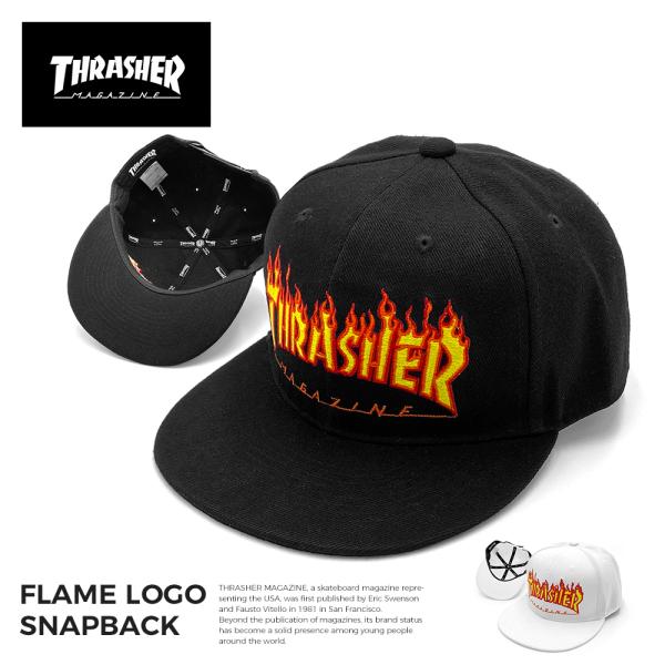 THRASHER（スラッシャー） キャップ ブランド cap 帽子 フレームロゴ