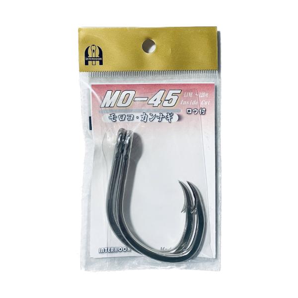 ＜INTER HOOK＞ MO-45 モロコ・カンナギ ロウ付 2本入り 銀