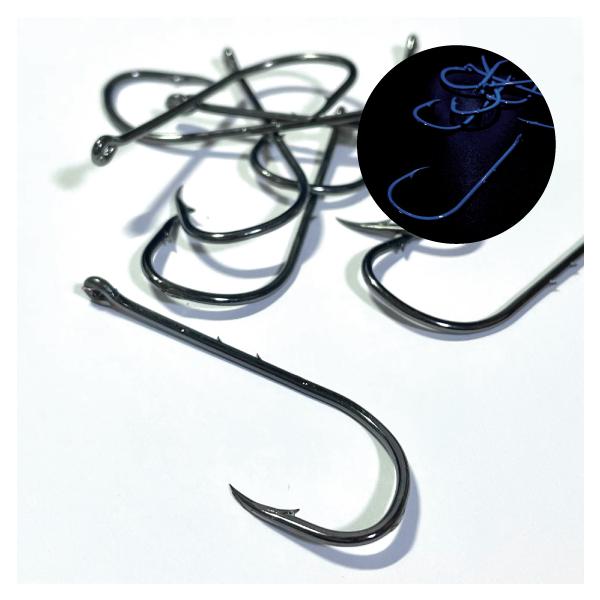三徳針　5/0　ケイムラコート　黒　8本入り　＜仕掛け屋本舗＞