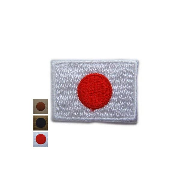 Military Patch（ミリタリーパッチ）日本国旗 日の丸パッチ [3色][小