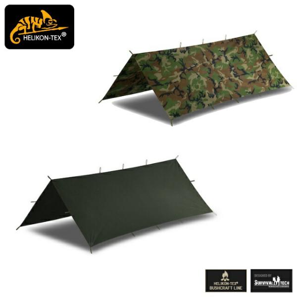 ヘリコンテックス　タープ　テント　キャンプ　ブッシュクラフト　スーパータープ HELIKON-TEX (ヘリコンテックス) SUPERTARP SMALL コンバット タープ
