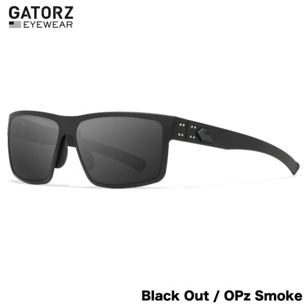 GATORZ RIG ゲイターズ リグ 偏光レンズ サングラス GATORZ（ゲイターズ） RIG OPzスモーク偏光レンズ ブラックアウト [GZ