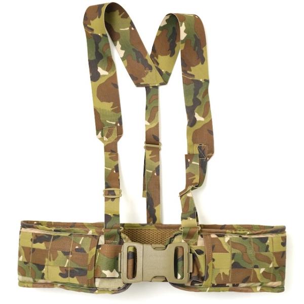 US（米軍放出品）EAGLE ILBE Padded Tactical Sub Belt w/ Suspenders XL [Multicam]