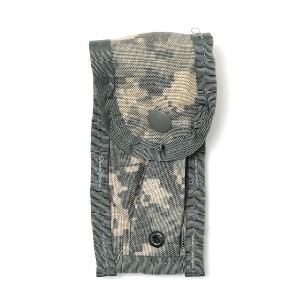 US（米軍放出品）MOLLE II 9mm シングル ピストルマガジンポーチ [ACU/UCP][Single Pistol Magazine Pouch]