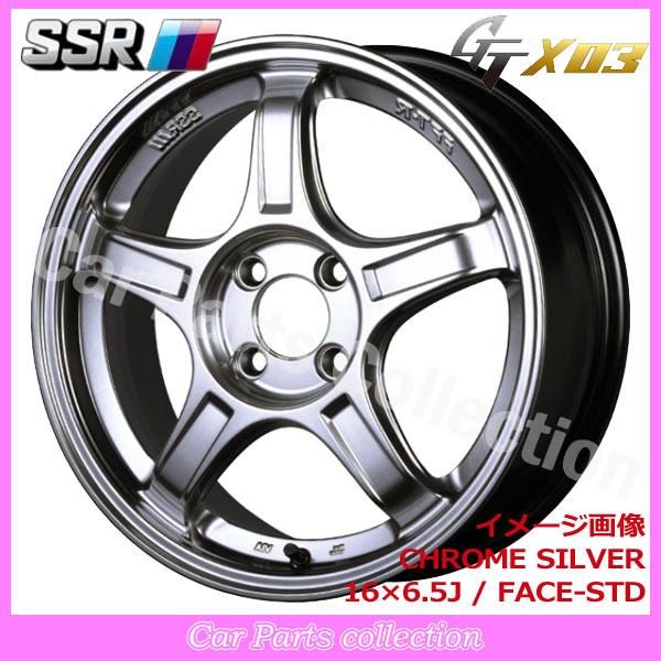 SSR 16インチ 6.5J 4H/P.C.D 100 FACE:STD INSET:48 SSR GT X03