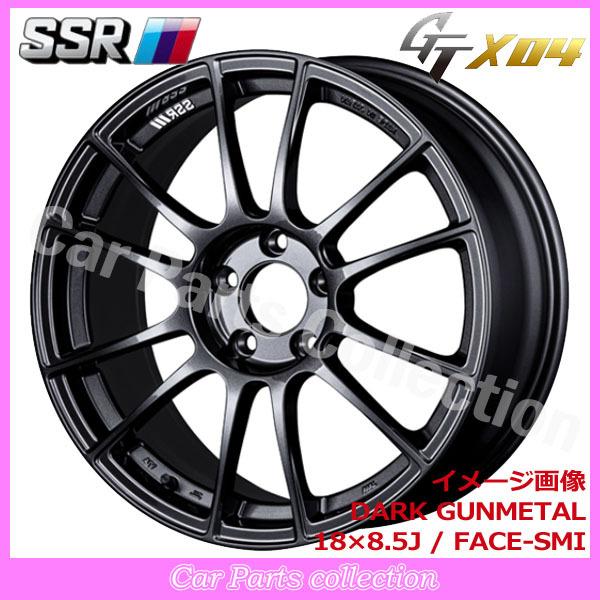 SSR 18インチ 8.5J 5H/P.C.D 100 FACE:SMI INSET:44 SSR GT X04 ダーク