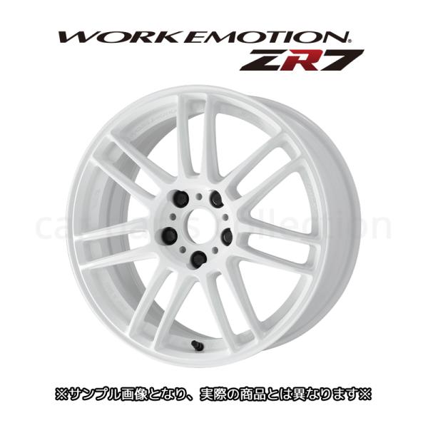 WORK ワークエモーション ZR7 17インチ 7.5J +35 4H-98 セミテーパー カラー:チタニウムホワイト for フィアット アバルト595/ア