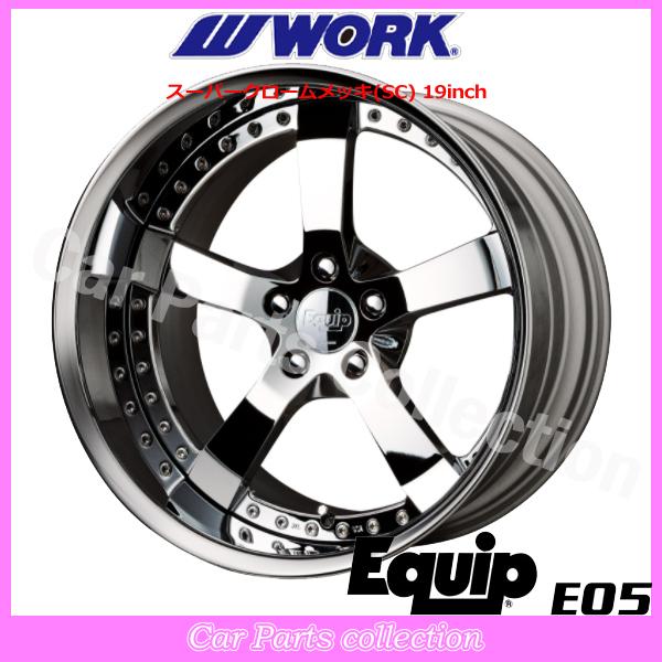 WORK 19インチ 9.0J 5H/P.C.D 114.3 DEEP RIM Odisk ワーク(WORK