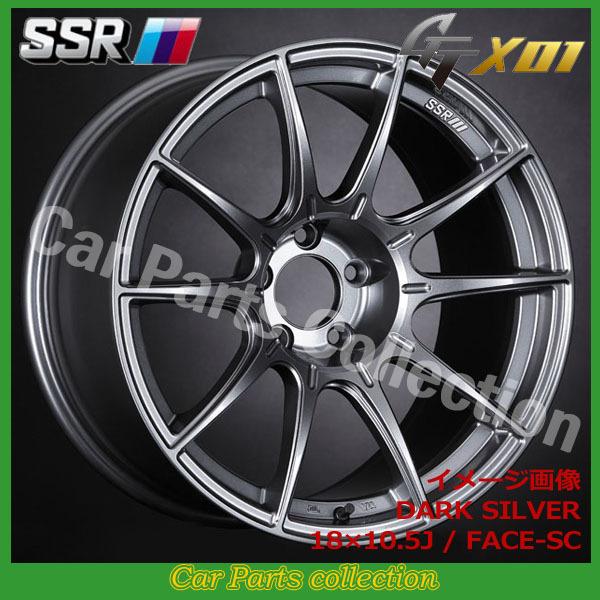 SSR 19インチ 9.5J 5H/P.C.D 120 FACE:SC INSET:38 SSR GT X01 ダーク