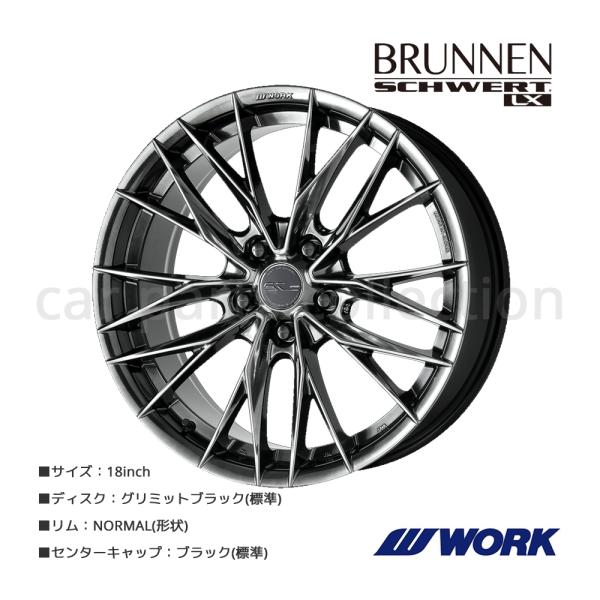 WORK 18インチ 7.5J +48 5H-114.3 WORK ワーク ホイール SCHWERT