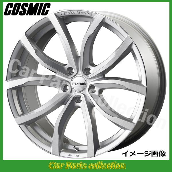 19C` 8.0J 5H P.C.D:114.3 INSET:38 RX~bN COSMIC FlfB @g REVANTO BRUSHED SILVER(1{)