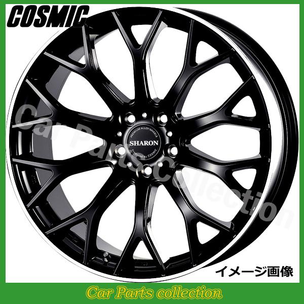 18C` 7.5J 5H P.C.D:114.3 INSET:48 RX~bN COSMIC FlfB V SHARON BLACK RIMPOLISH(1{)