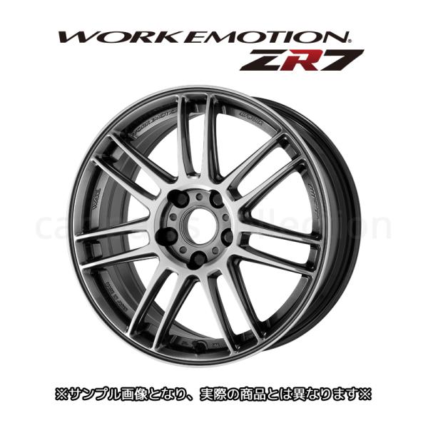 WORK ワークエモーション ZR7 17インチ 7.5J +35 4H-98 セミテーパー カラー:グローガンメタ for フィアット アバルト595/アバル