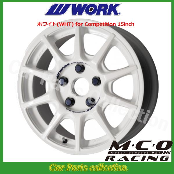 15C` 6.5J 5H P.C.D 114.3 (67) INSET:38 [N WORK M.C.O Racing zCg (1{)