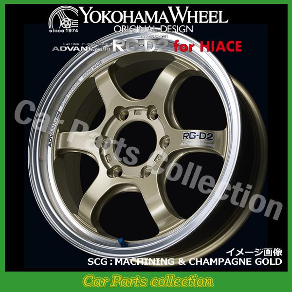 17C` 6.5J 6H P.C.D:139.7 INSET:38 Rn} YOKOHAMA Aho[VORG-D2 for HIACE MCG(1{)