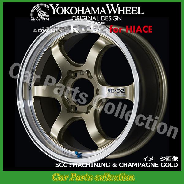 18C` 8.0J 6H P.C.D:139.7 INSET:38 Rn} YOKOHAMA Aho[VORG-D2 for HIACE MCG(1{)