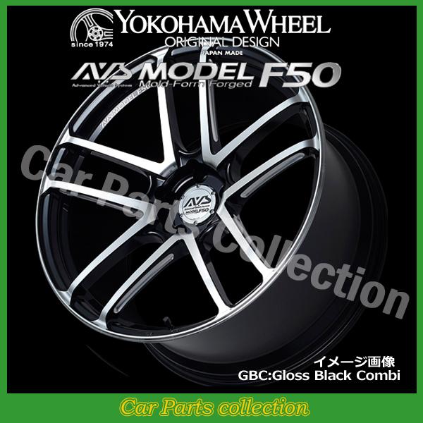 19�C���` 8.5J 5H P.C.D:114.3 INSET:43 ���R�n�} YOKOHAMA AVS ���f��F50 GBC(1�{)