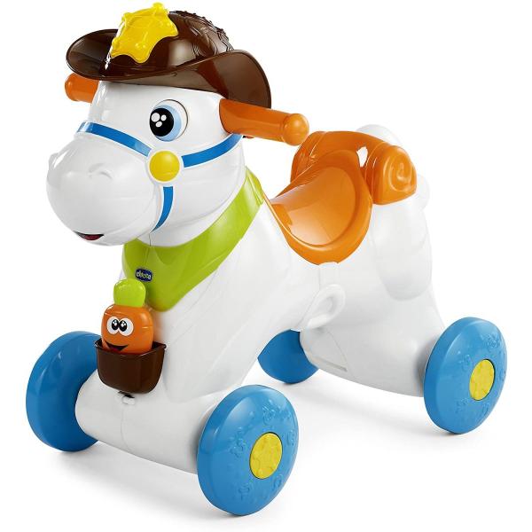 (在庫有) キッコ ベビーロデオ 1歳から3歳位 Chicco BABY RODEO 正規品 室内用 乗用玩具 エサやり遊び 子供用 おもちゃ お馬さん プレゼント等に