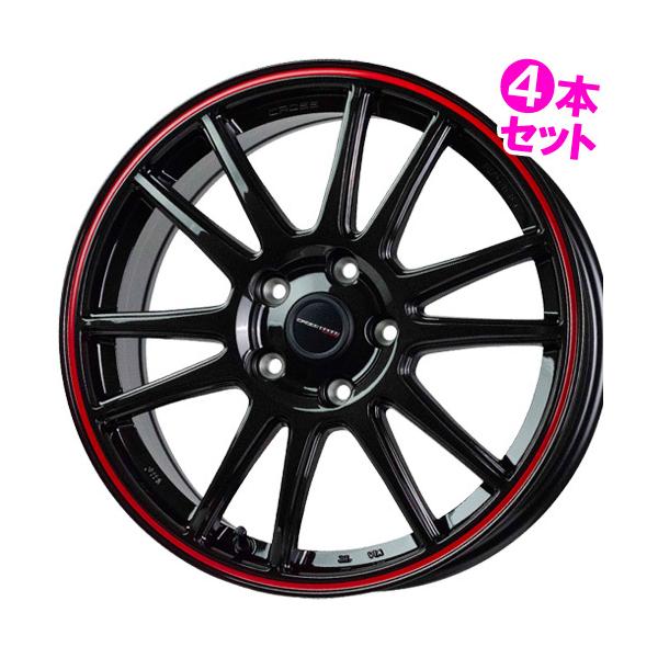 (4{) 18×7.5J +55 5/114.3 NXXs[h CR6 (GGM/R) zbgX^bt 18C` zC[4{Zbg CROSS SPEED
