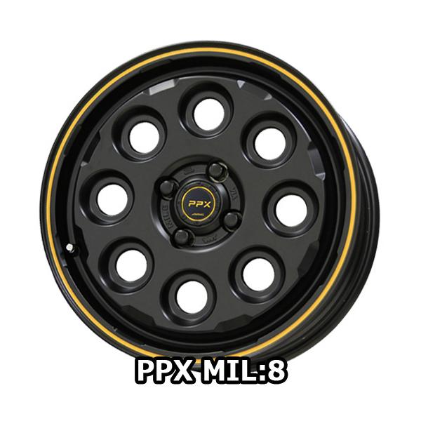 17×6.5J +42 4/100 PPX ~GCg (BK) L 17C` zC[1{ MIL:8