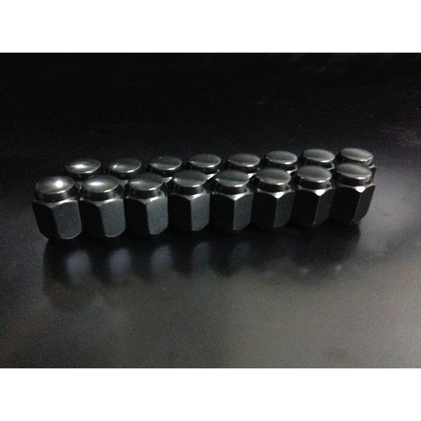 普通車 4穴用) ホイールナット ブラックナット (M12x1.5/M12x1.25) 16