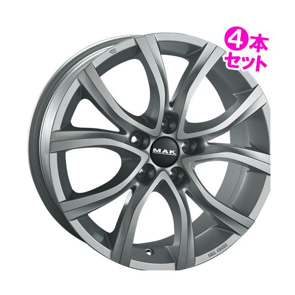 (4本価格) 17インチ 7.5J 5/108 マック アンチバス (S) シトロエンC5セダンツアラー/C6