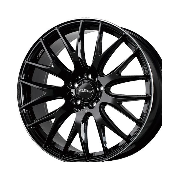 (1本価格) 19インチ 8.0J 5/120 レイズ ホムラ 2x9Plus (BVK) ホイール 1本