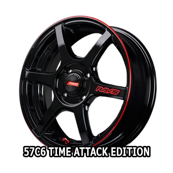 15×5.0J +43 4/100 OCc 57C6 TIME ATTACK EDITION (BLJ) CY 15C` zC[1{ RAYS