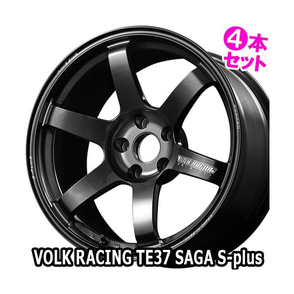 (4{) 18×7.5J +48 5/100 VOLK RACING TE37 SAGA S-plus (MM) CY 18C` zC[4{Zbg VOLK RACING