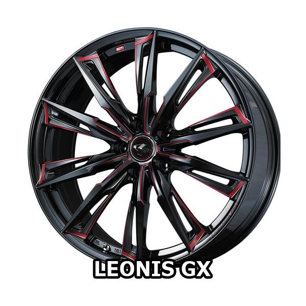 17×6.5J +52 5/114.3 IjXGX (BK/SC RED) EFbY 17C` zC[1{ LEONIS