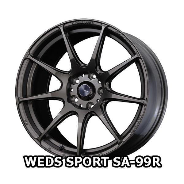 ホイールのみ単品4本セット] WedsSport SA99R (SA-99R) 17インチ×7.0J