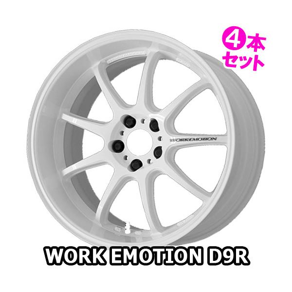 (4{) 18×7.5J +47 5/114.3 [NG[V D9R (WHT) [N 18C` zC[4{Zbg WORK EMOTION