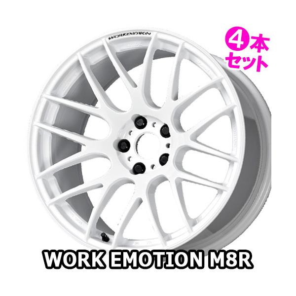 (4{) 18×7.5J +47 5/114.3 [NG[V M8R (WHT) [N 18C` zC[4{Zbg WORK EMOTION