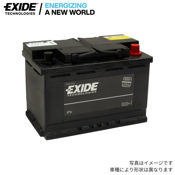 エキサイド バッテリー EURO WET シリーズ ランドローバー LF32 EXIDE 車用バッテリー EA750-L3 送料無料