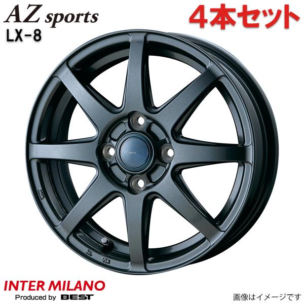 アルミホイール CX-30 DM系 マツダ インターミラノ AZスポーツ LX-8 4本 【18×7.5J 5-114.3 INSET48 DGM】 18インチ
