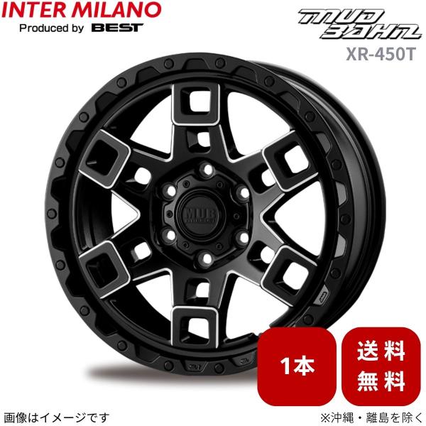 ホイール 1本 LX 300系 レクサス インターミラノ マッドバーン XR-450T 【18×8.5 6H-139.7 INSET52 GBK/M】 18イン