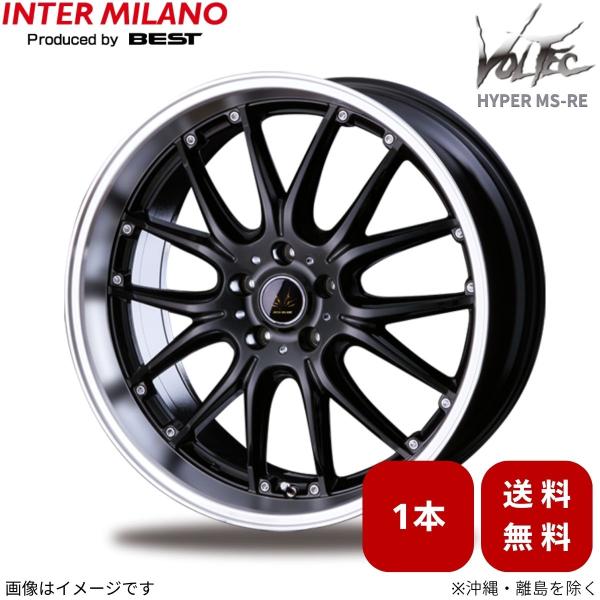 ホイール 1本 CX-3 DK系 マツダ インターミラノ ボルテックハイパー MS-RE 【18×7.0 5H-114.3 INSET48 BK/RP】 18イ