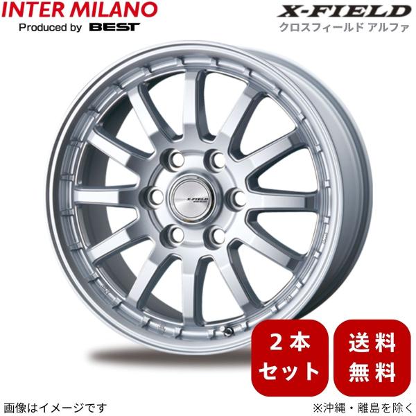 ホイール 2本 ボンゴブローニィバン 200系 マツダ インターミラノ クロスフィールドα 【15×6.0 6H-139.7 INSET33 SI】 15インチ