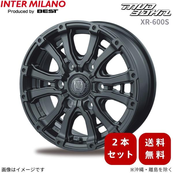 ホイール 2本 ボンゴブローニィバン 200系 マツダ インターミラノ マッドバーン XR-600S 【15×6.0 6H-139.7 INSET33 FBK】