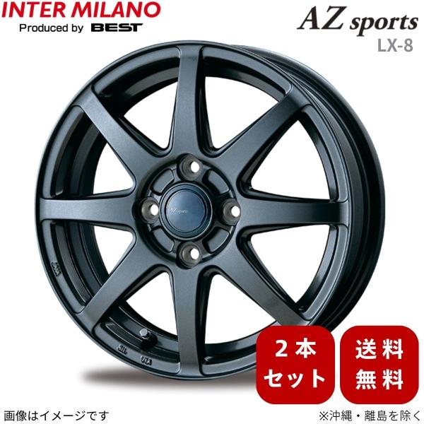 ホイール 2本 ファミリア バン 160系 マツダ インターミラノ AZスポーツ LX-8 【14×5.0 4H-100 INSET38 DGM】 14インチ 