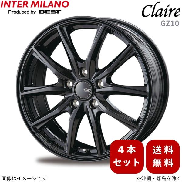 ホイール 4本 CX-8 KG系 マツダ インターミラノ クレール GZ10 【17×7.0 5H-114.3 INSET48 GBK】 17インチ 5穴 IN