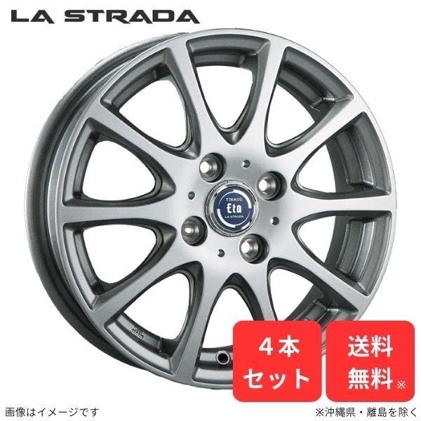 ホイール ラ・ストラーダ エブリイワゴン DA17W スズキ 4本セット ティラード イータ 13インチ 4H LETA340C42HS